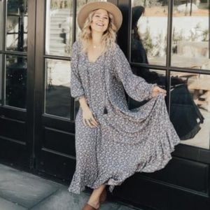 Laurel Boho Maxi Dress CJLA Blue
